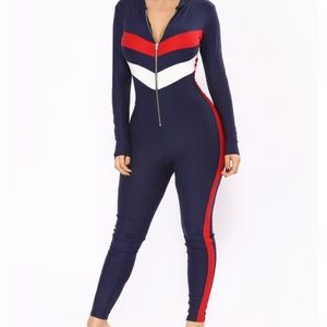 Fashion Nova Effort Jumpsuit